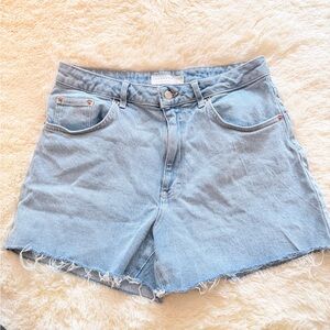 Topshop Denim Blue Jean Shorts